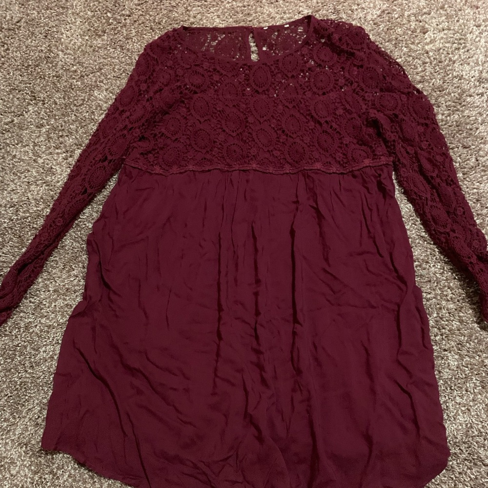 Maroon dress